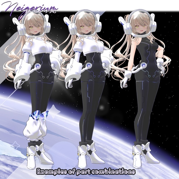 Planet Exploration Space Suit Style Outfit 