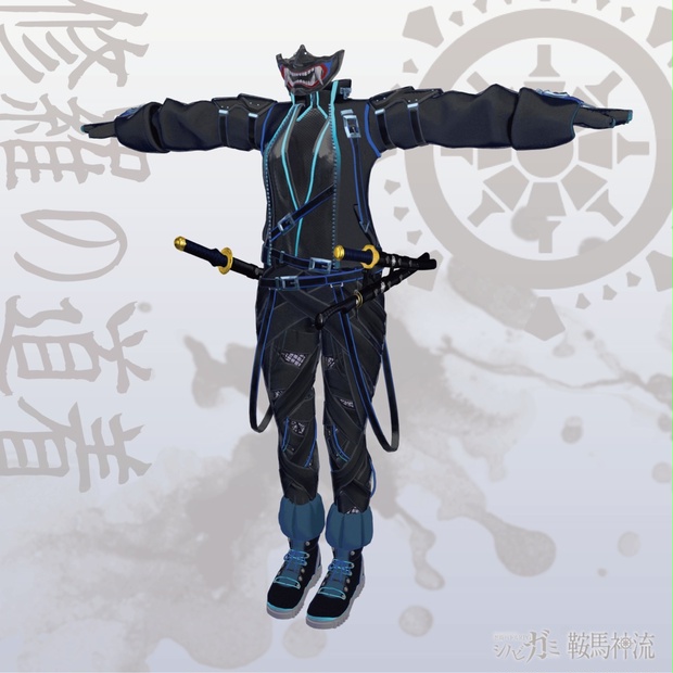 Shinobi Gamia Avatar Outfit - Shura Dogi by virtualparty on BOOTHPLORER