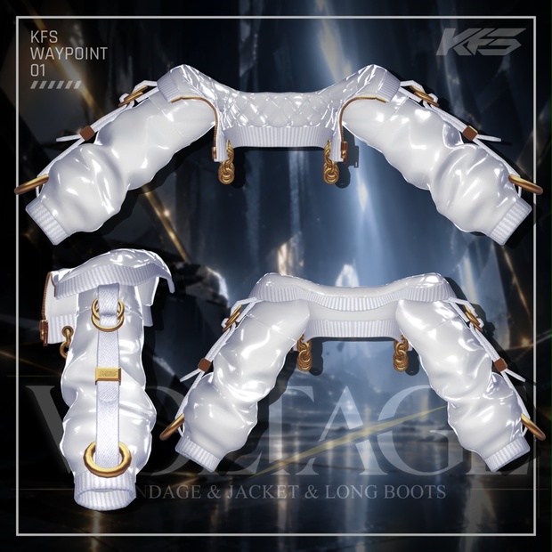 VOLTAGE Multiple Avatar Compatible VRC Assumed Outfit by Kusugawa ...