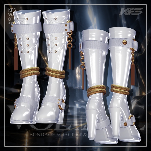 VOLTAGE Multiple Avatar Compatible VRC Assumed Outfit by Kusugawa ...